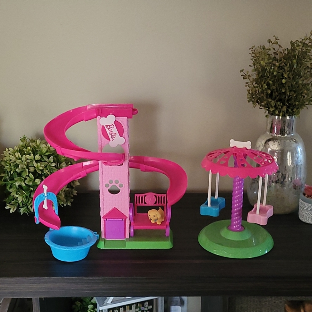 Barbie puppy play set